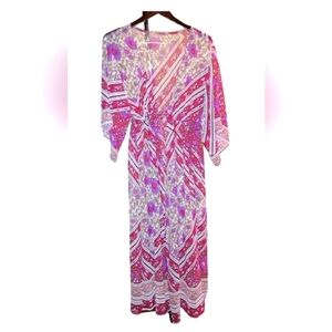 Kimono sheer colorful pink, light purple, peach, white one size fits all L, XL